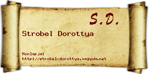 Strobel Dorottya névjegykártya